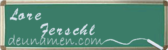 Lore Ferschl Visitenkarte
